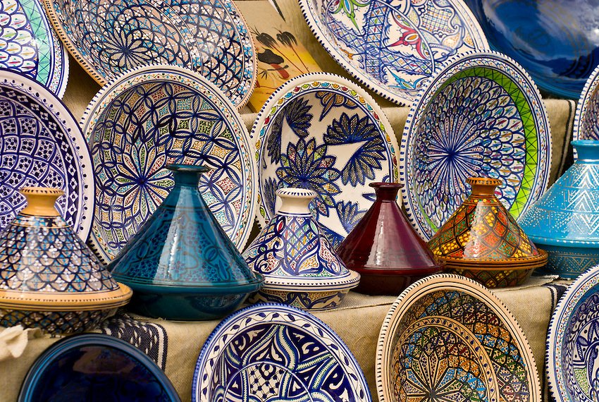 Coloratissime terracotte tunisine